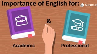 Importance of English for:
Academic
&
Professional
 