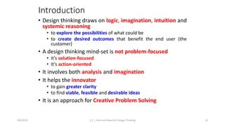 Introduction to Design Thinking | PPTX