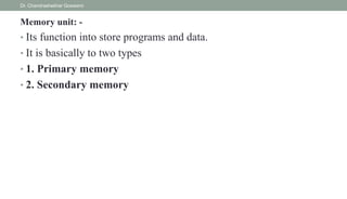 Unit 1 Computer Architecture & Organization.pptx