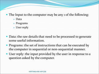 Unit 1 computer programming | PPT