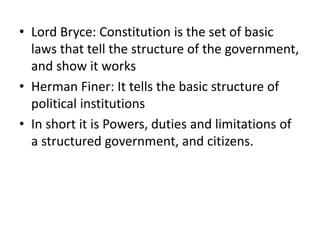 Unit 1 constitution of india 2018 pdf | PPTX
