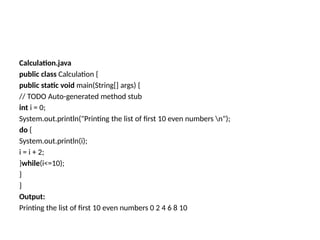 Object oriented programming_Unit1_contro statements.pptx