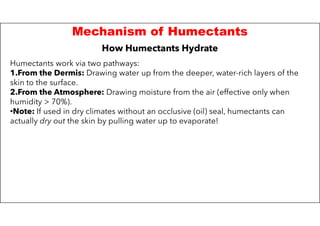 Humectant Wikipedia BP809ET COSMETIC SCIENCE (Theory) Unit 1 | PDF