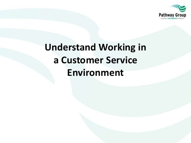customer service level 1 working in a customer services environment working at customer service