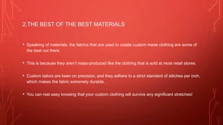 Customised Materials. Examples UNIT 1 CUSTOM MADE, TREND .pptx