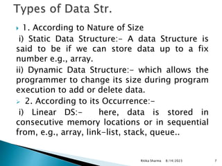 Unit 1 Data Structures Introduction L1.pptx