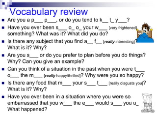 Speakout Upper Internmediate 2nd Ed Unit 1(2) | PPTX
