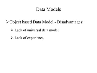 Universal Data Model Examples Unit 1 DBMS | PDF