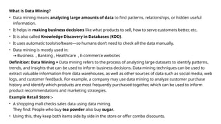 Unit1_DM.pptx notes of data mining unit 1 | PPTX