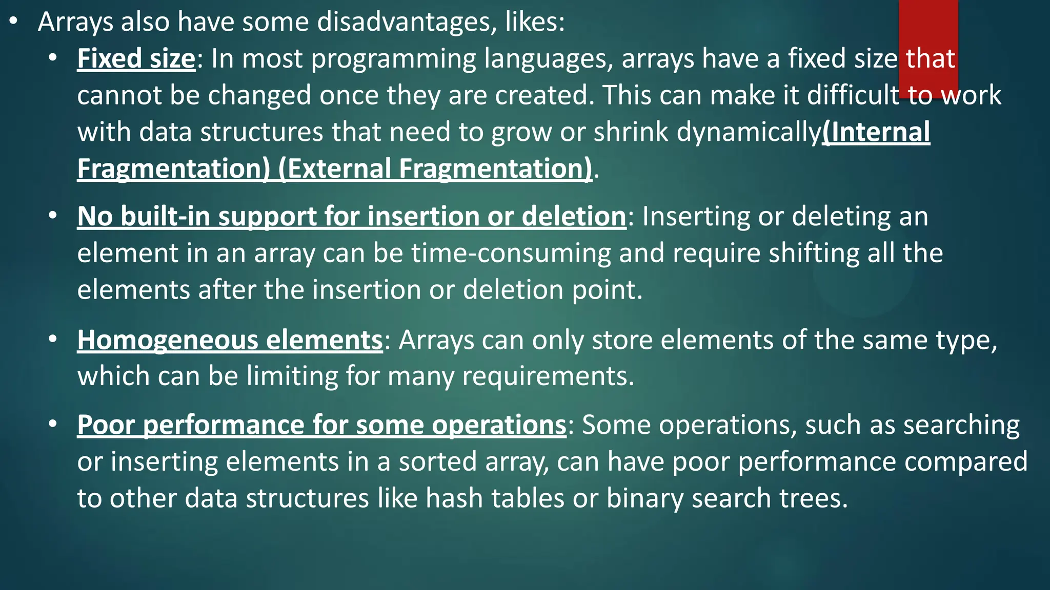 Data Structures in c contains basic of arrays sorting | PDF