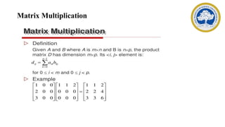 Matrix Multiplication
 