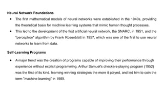 Neural Checkards UNIT 1 Early Trends AND TECHNOLOGY in ML.pptx
