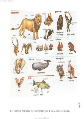Dr G SUBBARAO, PROFESSOR, A V N INSTITUTE OF ENGG & TECH , HYD MOB: 9494413053
Page30
www.jntuworld.com
www.jntuworld.com
 
