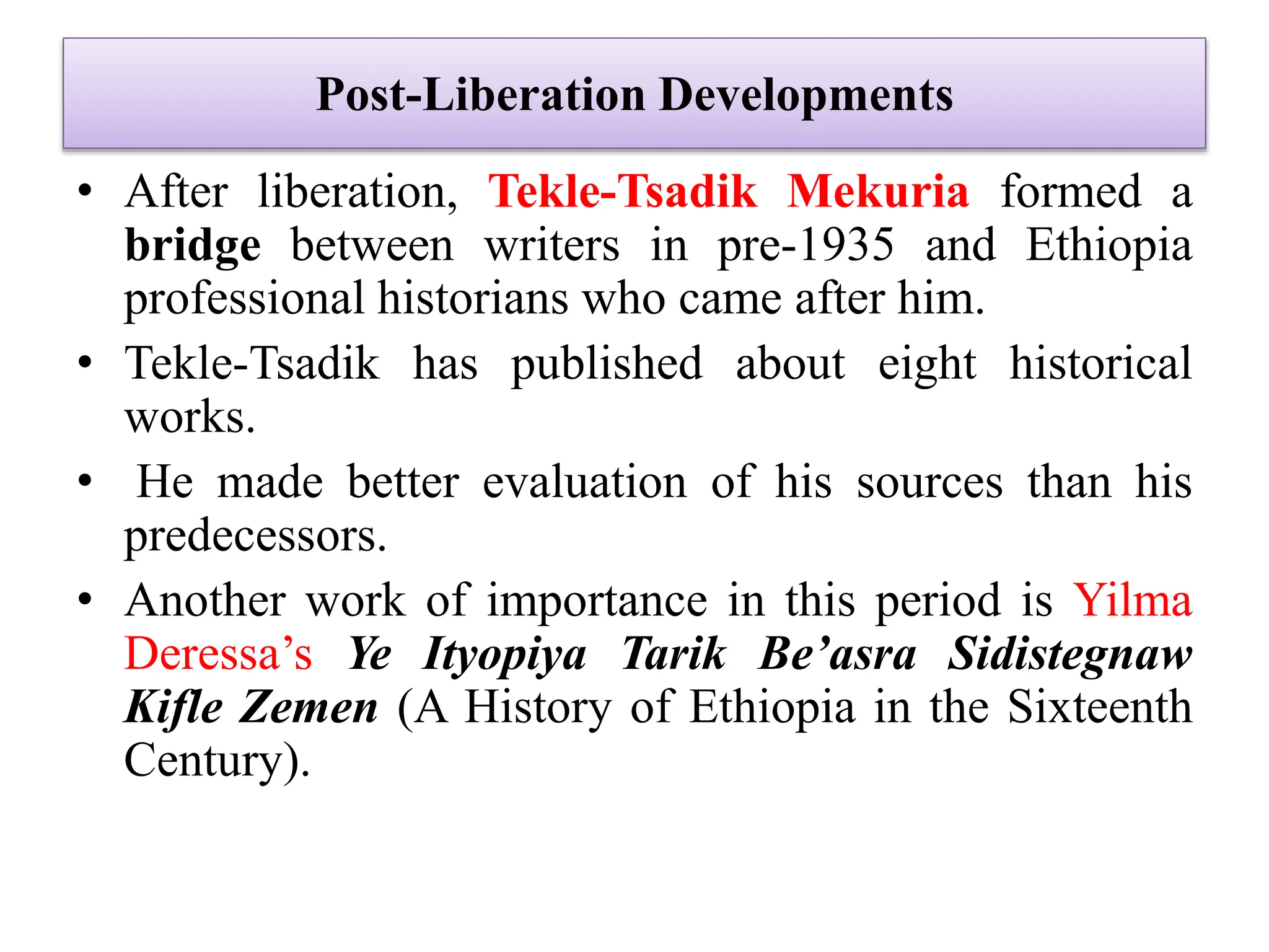 History of of Ethiopia and the Horn (Hist.1012) | PPTX