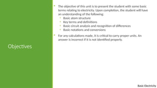 Unit 1 Electrical Circuits and independent source | PPTX