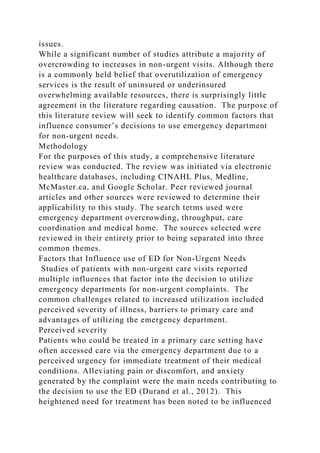 Unit 1Emergency Department Overcrowding Due to L.docx