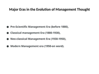 UNIT 1 EVOLUTION OF MANAGEMNT STUDENT COPY .pptx