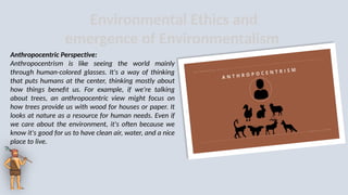 EVS HUMAN AND ENVIRONMENT- RELATIONSHIP | PPTX