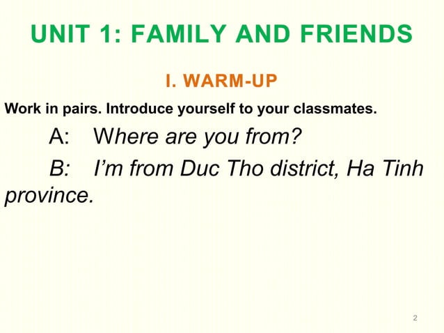 fragment 1 friends and family