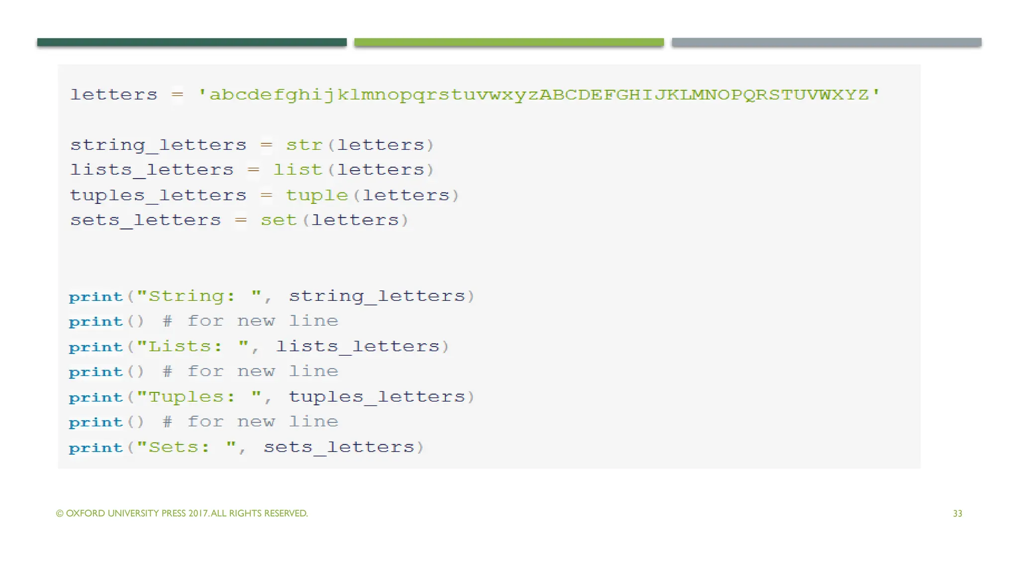 © OXFORD UNIVERSITY PRESS 2017.ALL RIGHTS RESERVED. 33
 