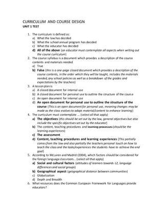 Unit 1 final | DOCX