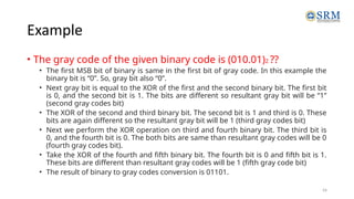 Gray Code Number System Notes Computer Organization and Architecture | PPTX
