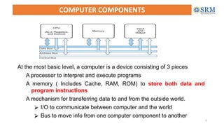 Notes Computer Organization and Architecture | PPTX
