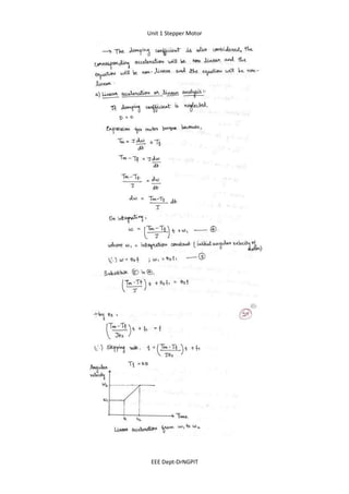 Unit 1 Stepper Motor
EEE Dept-DrNGPIT
 