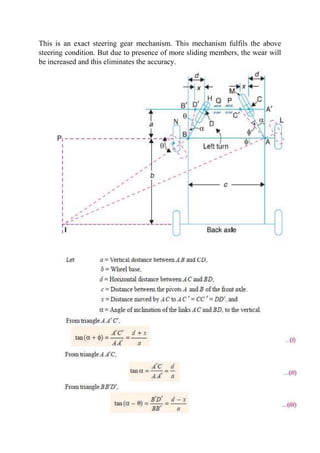 Unit 1 Front Axle & Steering System | PDF
