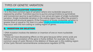 GENOMICS GENETIC VARIATION AND POLYMORPHISM.pptx