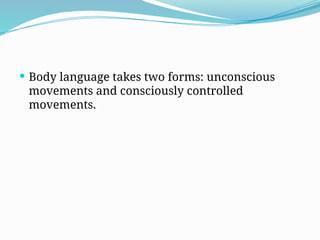 Unit 1 Gestures and body language of humans.pptx