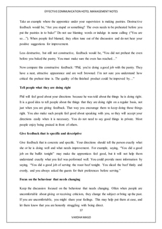 hotel management | DOCX