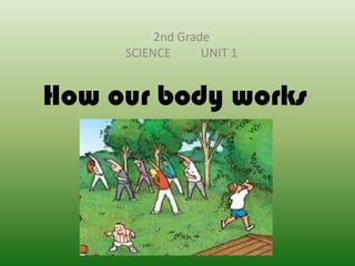 How our body works
2nd Grade
SCIENCE UNIT 1
 