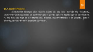 Unit 1 international finance an overview | PPTX