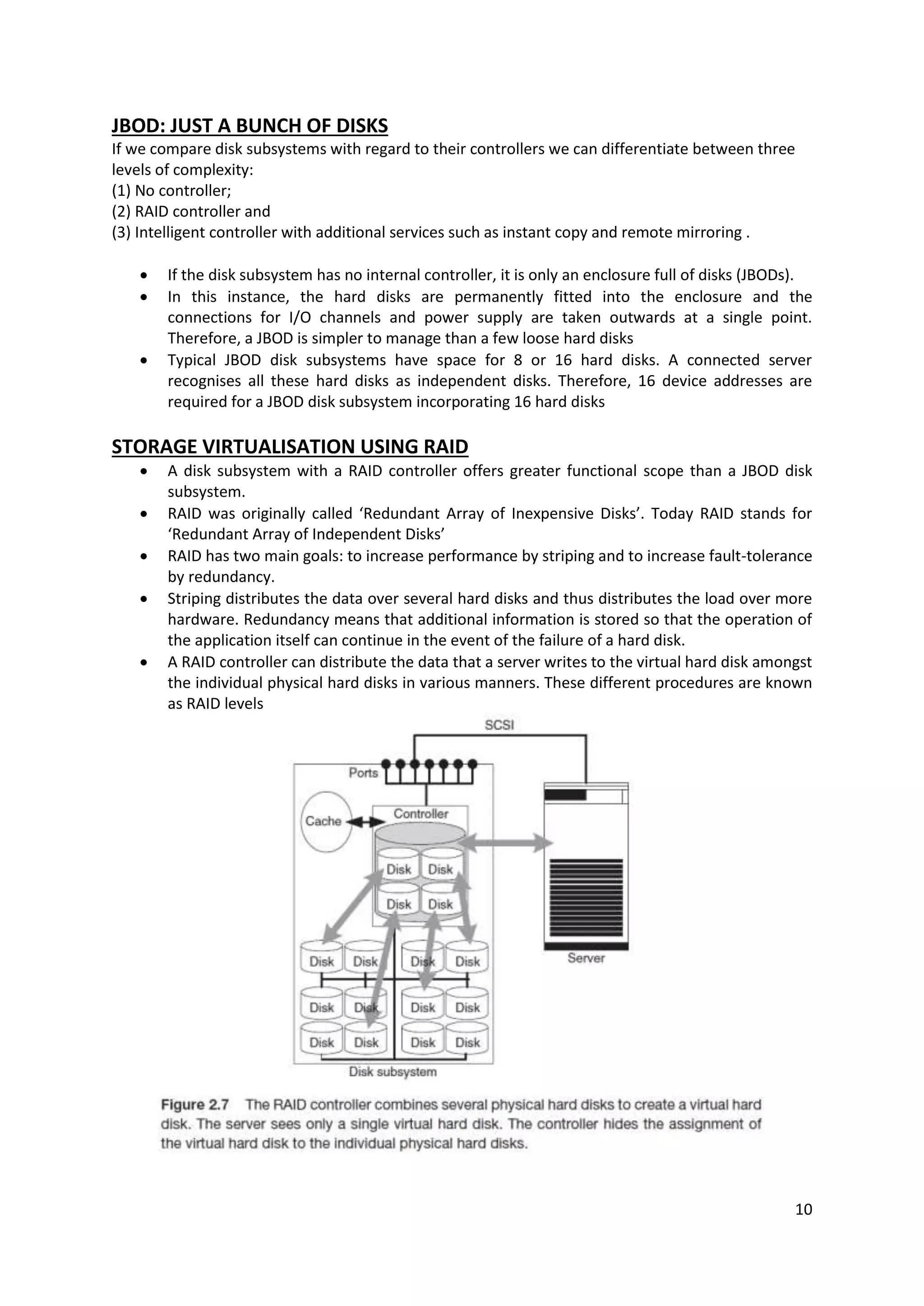 Storage Area Networks Unit 1 Notes | DOCX