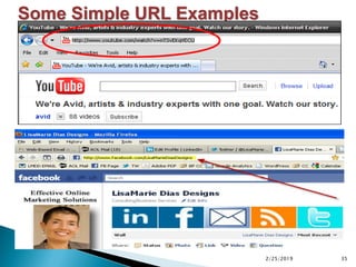 Some Simple URL Examples
2/25/2019 35
 