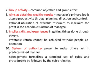 Principles of Management: Unit - 1 Introduction.pptx