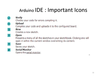 Arduino IDE : Important Icons
22
 