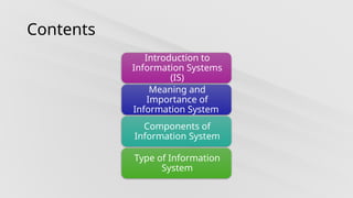 Unit 1 Introduction to Information Systems (IS).pptx