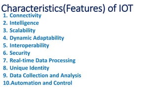 Unit 1 Introduction to IoT.pdf Introduction | PDF