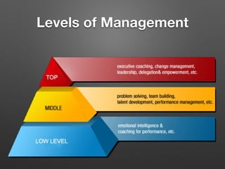 Levels of Management
 