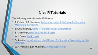 Unit1_Introduction to R.pdf | Programming Languages | Computing
