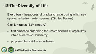 UNIT 1. Introduction to Biology: Themes, COncepts | PDF