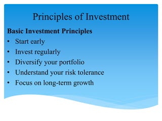 Unit1_Investment.pdf investment presentation | PDF
