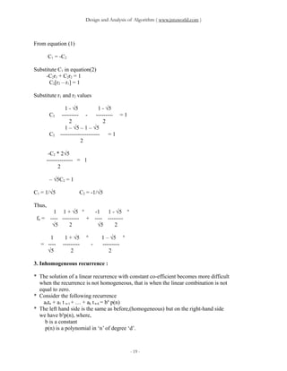 algorithm unit 1 | PDF
