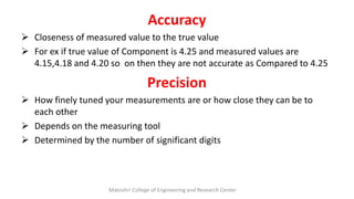Measurement Standards and Design of gauges | PPTX