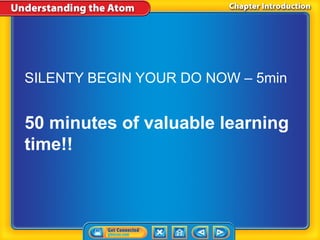 SILENTY BEGIN YOUR DO NOW – 5min


50 minutes of valuable learning
time!!
 