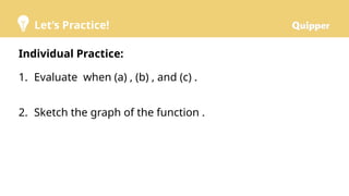 python - graphing function from string doesn't... UNIT1_LESSON3 (Evaluating and Graphing Function).pptx