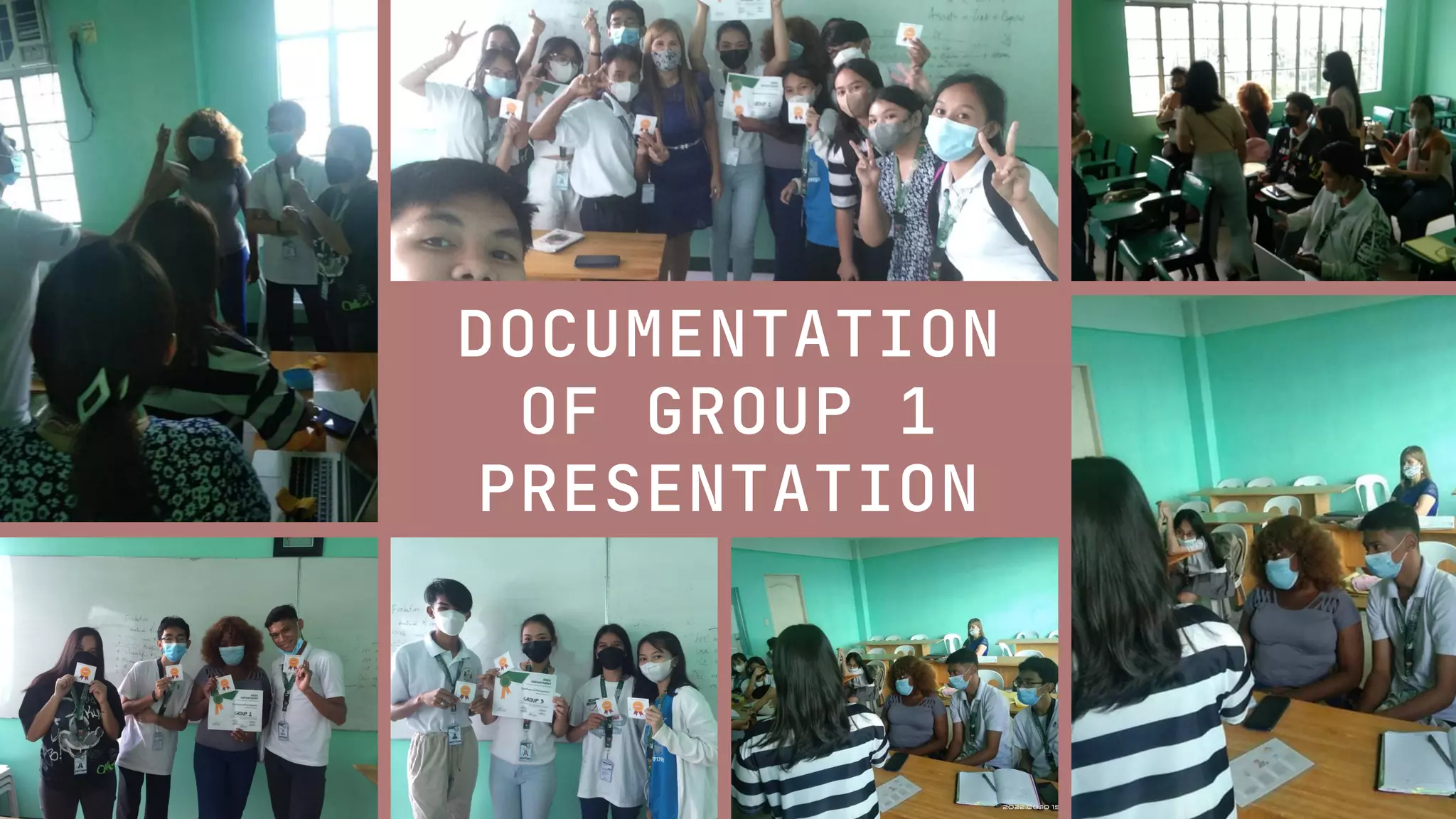 DOCUMENTATION
OF GROUP 1
PRESENTATION
 