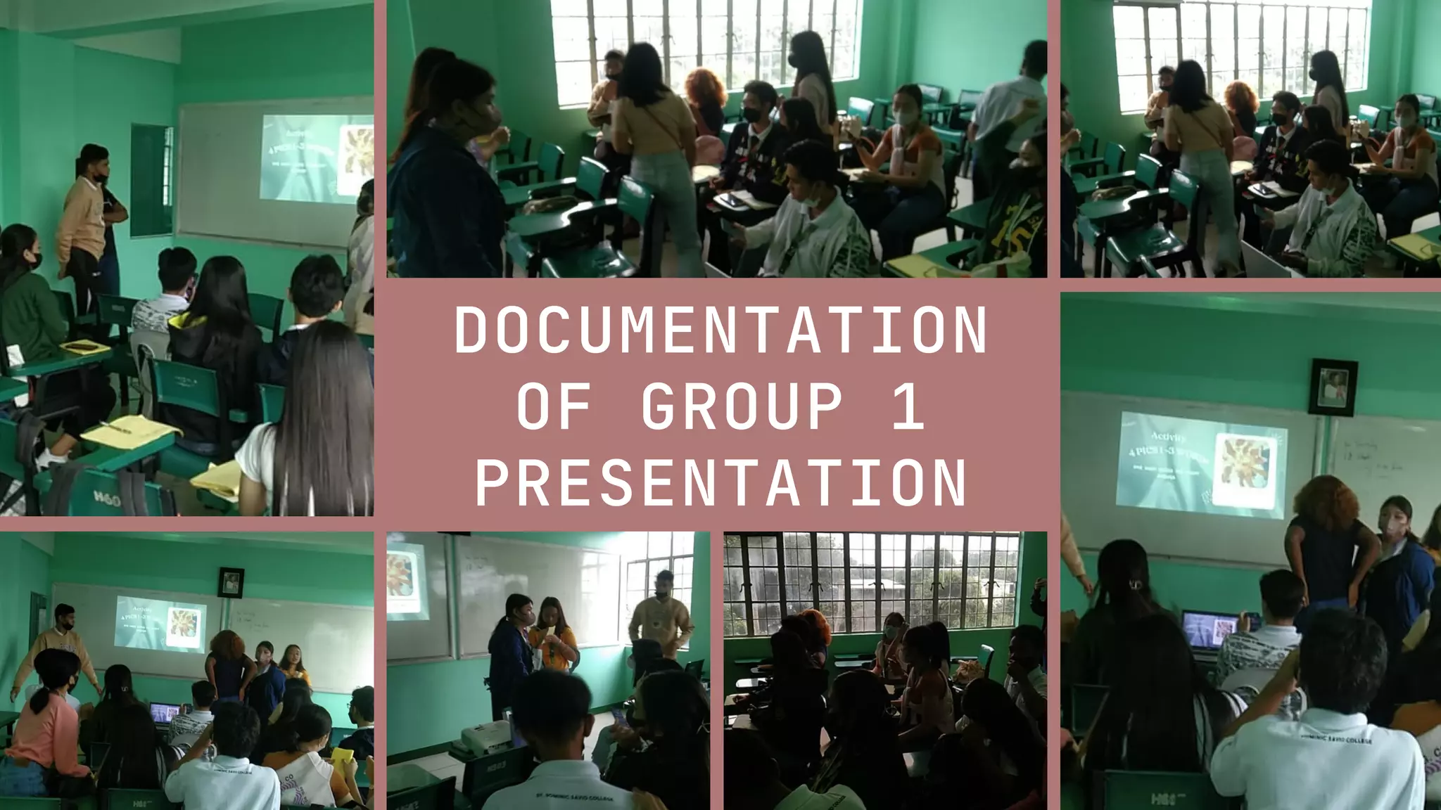 DOCUMENTATION
OF GROUP 1
PRESENTATION
 
